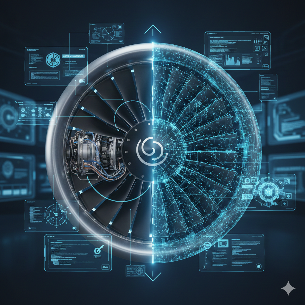 AI Digital Twin Technical Publication workflow in aerospace industry